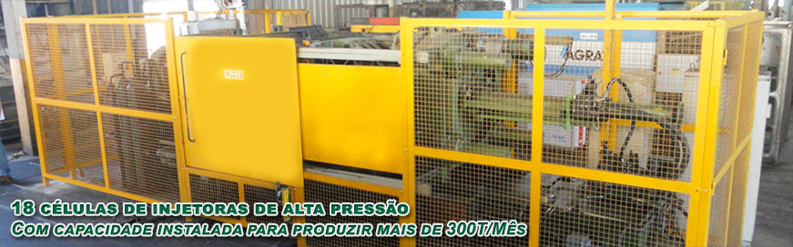 18 células de injetoras de alta pressão